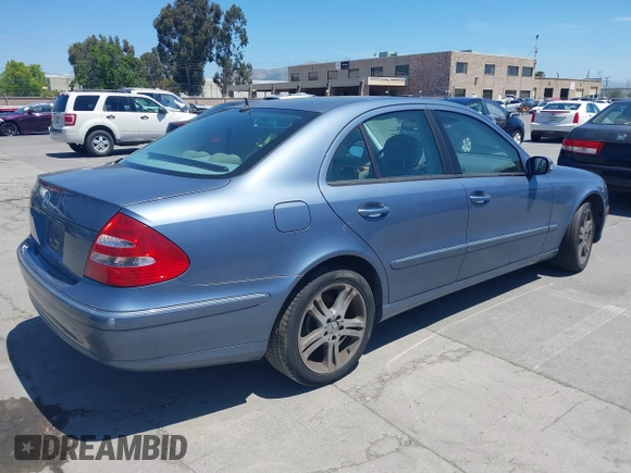 2006 Mercedes-Benz E 350 with VIN WDBUF56J96A829132, listed as a IAAI auction lot 42227770 with 147,363 mi miles and . Bid and sale history available at DreamBid. Image 4.