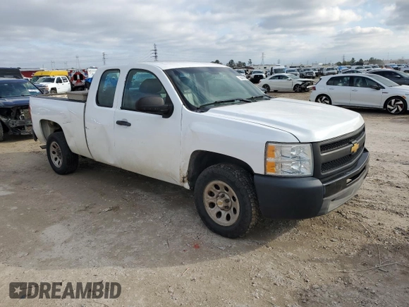 2011 Chevrolet Silverado 1500 Work Truck with VIN 1GCRCPEA7BZ174834, listed as a Copart auction lot 84470824 with 318,571 mi miles and Clean Title. Bid and sale history available at DreamBid. Image 4.