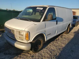 2000 GMC Savana z VIN 1GTFG25M5Y1902825, wystawiony jako Copart lot #81948164 z przebiegiem 275 963 mil mil oraz Czysty tytuł • Clean title. Historia ofert i sprzedaży dostępna na DreamBid. Obrazek 1.