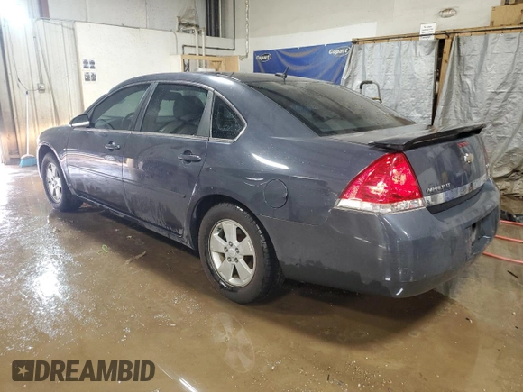 2008 Chevrolet Impala LT with VIN 2G1WT58K281252104, listed as a Copart auction lot 51760045 with 113,416 mi miles and Salvage Title. Bid and sale history available at DreamBid. Image 2.