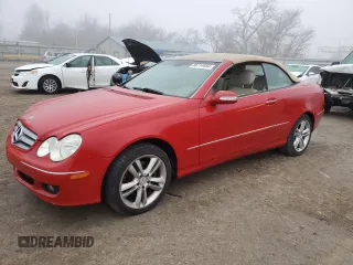 2007 Mercedes-Benz CLK-Class 3.5L with VIN WDBTK56F77F225926, listed as a Copart auction lot 86714454 with 116,501 mi miles and Clean Title. Bid and sale history available at carsss.com. Image 1.