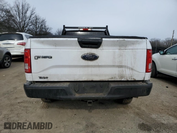2017 Ford F-150 XL with VIN 1FTMF1C80HKC02618, listed as a Copart auction lot 45297865 with 88,188 mi miles and Salvage Title. Bid and sale history available at carsss.com. Image 6.