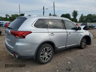 2017 Mitsubishi Outlander SE with VIN JA4AZ3A36HZ050715, listed as a Copart auction lot 59482875 with 74,158 mi miles and Salvage title. Bid and sale history available at DreamBid. Image 3.
