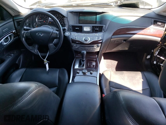 2012 Infiniti M with VIN JN1BY1AP8CM333534, listed as a Copart auction lot 68281463 with 124,182 mi miles and Salvage Title. Bid and sale history available at carsss.com. Image 8.