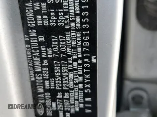 2011 Kia Sorento LX with VIN 5XYKT3A17BG135319, listed as a Copart auction lot 53529095 with 225,609 mi miles and Clean Title. Bid and sale history available at carsss.com. Image 13.