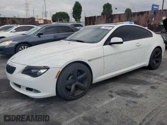 2010 BMW 6 Series 650i with VIN WBAEA5C5XACV93094, listed as a Copart auction lot 71986304 with 132,353 mi miles and Clean Title. Bid and sale history available at carsss.com. Image 1.