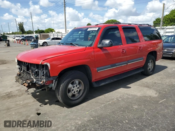 2002 Chevrolet Suburban LS with VIN 3GNEC16Z62G333723, listed as a Copart auction lot 59949255 with 151,548 mi miles and Salvage title. Bid and sale history available at DreamBid. Image 1.