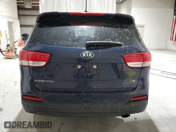 2017 Kia Sorento LX with VIN 5XYPGDA5XHG308469, listed as a Copart auction lot 52288925 with 77,454 mi miles and Salvage Title. Bid and sale history available at carsss.com. Image 6.