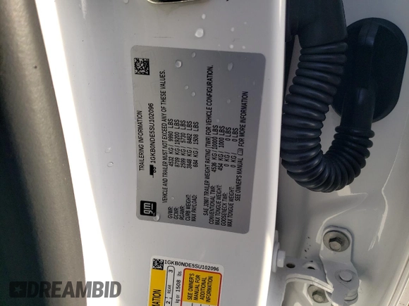 2025 GMC Hummer EV 2X with VIN 1GKB0NDE5SU102096, listed as a Copart auction lot 47083615 with 8,713 mi miles and Salvage Title. Bid and sale history available at carsss.com. Image 13.