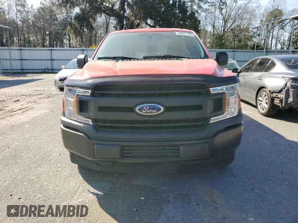 2020 Ford F-150 XL with VIN 1FTMF1CB1LKD29804, listed as a Copart auction lot 45671135 with 28,164 mi miles and Salvage Title. Bid and sale history available at carsss.com. Image 5.