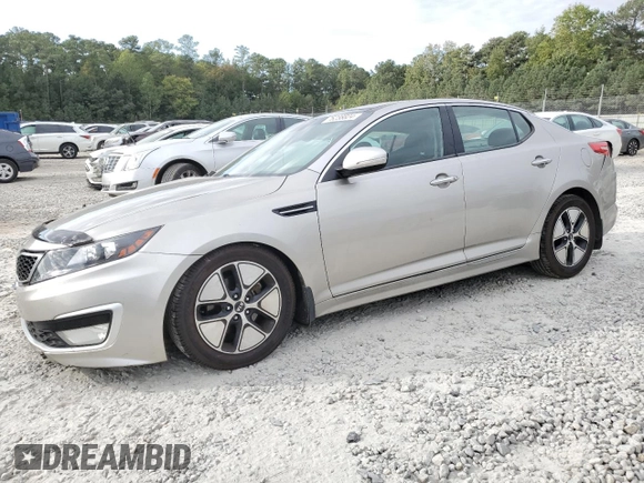 2013 Kia Optima Hybrid LX with VIN KNAGM4AD9D5040384, listed as a Copart auction lot 76238824 with 187,281 mi miles and Salvage Title. Bid and sale history available at carsss.com. Image 1.