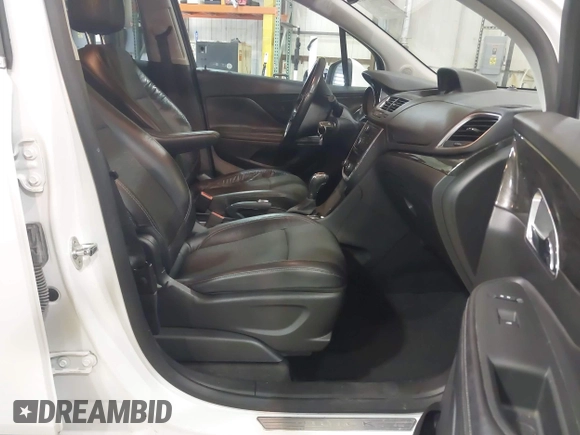 2016 Buick Encore with VIN KL4CJASB5GB647954, listed as a IAAI auction lot 41985412 with 96,201 mi miles and . Bid and sale history available at DreamBid. Image 5.