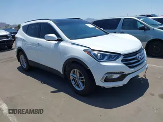 2018 Hyundai Santa Fe 2.4L z VIN 5NMZU3LB4JH054123, wystawiony jako IAAI lot #42471320 z przebiegiem 53 464 mil mil oraz . Historia ofert i sprzedaży dostępna na DreamBid. Obrazek 1.