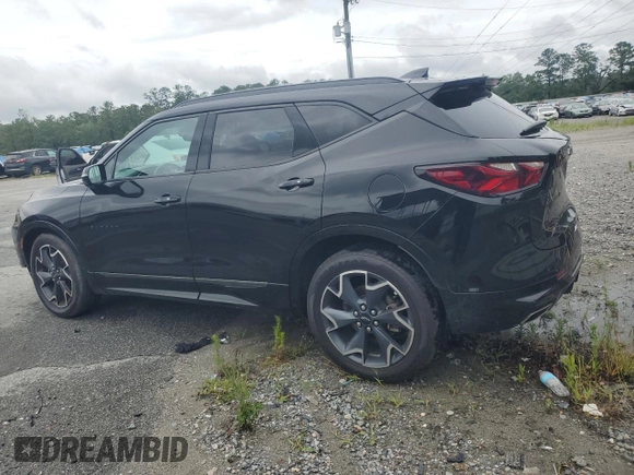 2020 Chevrolet Blazer RS with VIN 3GNKBERS2LS590940, listed as a Copart auction lot 59411645 with 85,108 mi miles and Salvage title. Bid and sale history available at DreamBid. Image 2.