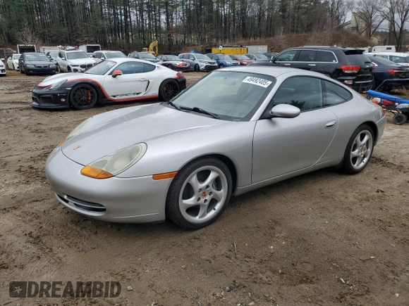 1999 Porsche 911 z VIN WP0AA2992XS621138, wystawiony jako Copart lot #49492405 z przebiegiem 148 064 mil mil oraz Czysty tytuł • Clean title. Historia ofert i sprzedaży dostępna na DreamBid. Obrazek 1.