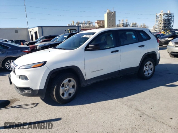 2016 Jeep Cherokee Sport с VIN 1C4PJLAB5GW233814, выставлен на аукционе Copart как лот 47597045 с пробегом 72 605 миль миль и Списание • Salvage title. История ставок и продаж доступна на DreamBid. Изображение 1.