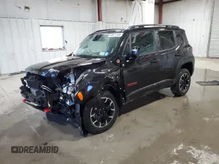 2023 Jeep Renegade Trailhawk z VIN ZACNJDC18PPP32439, wystawiony jako Copart lot #43872655 z przebiegiem 21 440 mil mil oraz Szkoda całkowita • Salvage title. Historia ofert i sprzedaży dostępna na DreamBid. Obrazek 1.