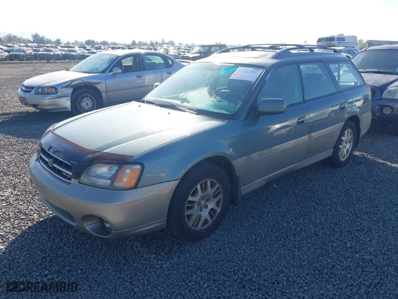 2001 Subaru Legacy Wagon Outback H6 L.L. Bean Edition with VIN 4S3BH806517626205, listed as a IAAI auction lot 42087202 with 188,538 mi miles. Bid and sale history available at carsss.com. Image 2.