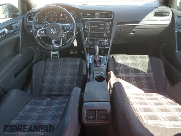 2017 Volkswagen Golf GTI S with VIN 3VW4T7AU7HM009187, listed as a Copart auction lot 47107875 with 0 mi miles and Salvage Title. Bid and sale history available at carsss.com. Image 8.