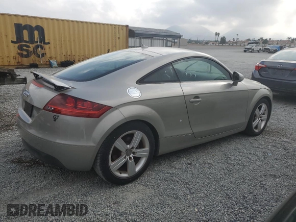 2008 Audi TT 2.0T with VIN TRUAF38J981006327, listed as a Copart auction lot 65732925 with 110,481 mi miles and Clean title. Bid and sale history available at DreamBid. Image 3.
