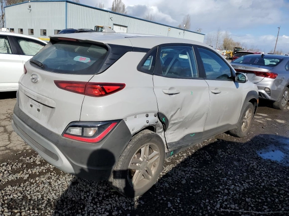 2023 Hyundai Kona SE with VIN KM8K22AB9PU036413, listed as a Copart auction lot 48015535 with 38,931 mi miles and Salvage Title. Bid and sale history available at DreamBid. Image 3.