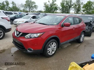 2017 Nissan Rogue SV with VIN JN1BJ1CR3HW102555, listed as a Copart auction lot 51667624 with 58,509 mi miles and Salvage title. Bid and sale history available at DreamBid. Image 1.