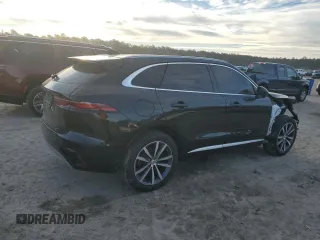 2021 Jaguar F-Pace S with VIN SADCJ2EX5MA664469, listed as a Copart auction lot 86512824 with 57,465 mi miles and Salvage title. Bid and sale history available at DreamBid. Image 3.