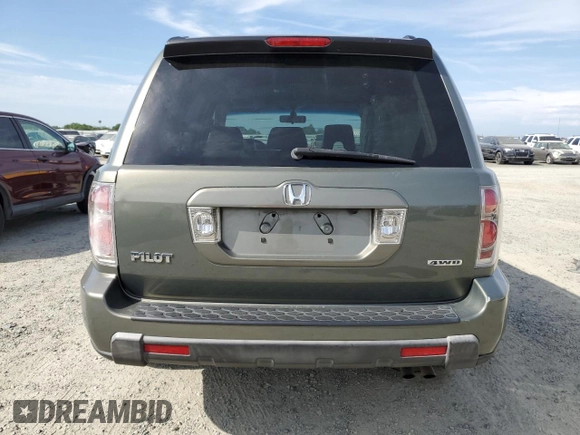 2008 Honda Pilot EX-L with VIN 5FNYF18528B004331, listed as a Copart auction lot 53324835 with 201,040 mi miles and Salvage Title. Bid and sale history available at carsss.com. Image 6.