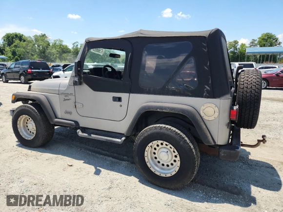 2001 Jeep Wrangler Sport with VIN 1J4FA49S21P374356, listed as a Copart auction lot 63568695 with 202,853 mi miles and Clean title. Bid and sale history available at DreamBid. Image 2.