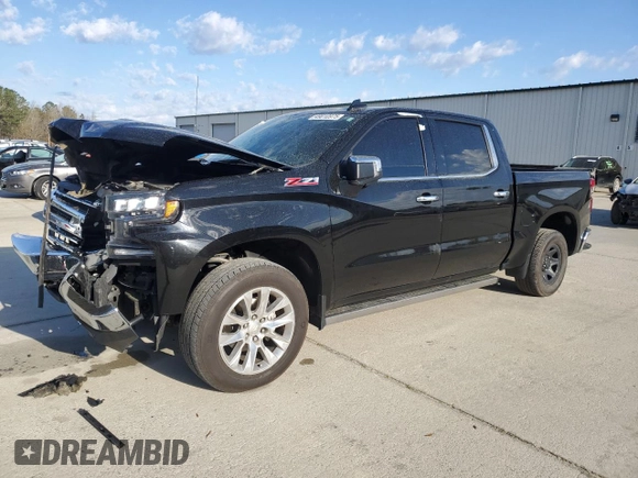 2020 Chevrolet Silverado 1500 LTZ with VIN 1GCUYGEL3LZ129484, listed as a Copart auction lot 49010975 with 75,680 mi miles and Clean Title. Bid and sale history available at DreamBid. Image 1.