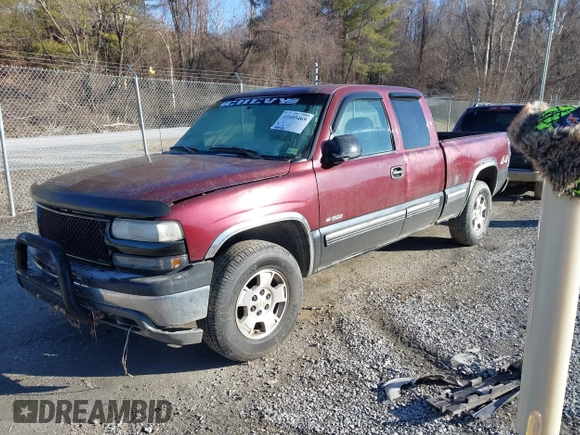 2002 Chevrolet Silverado 1500 LT with VIN 2GCEK19T421125920, listed as a IAAI auction lot 41605469 with 280,521 mi miles. Bid and sale history available at carsss.com. Image 2.