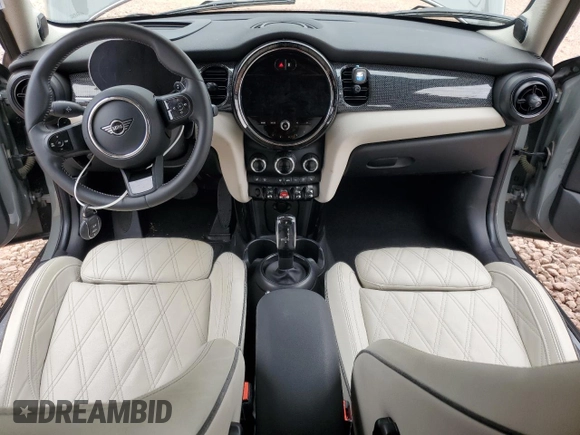 2023 MINI Hardtop 4 Door Cooper S with VIN WMW53DK04P2S81054, listed as a Copart auction lot 55456315 with 22,468 mi miles and Salvage title. Bid and sale history available at DreamBid. Image 8.