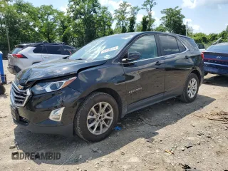 2021 Chevrolet Equinox LT with VIN 2GNAXJEVXM6107569, listed as a Copart auction lot 63330415 with 105,790 mi miles and Salvage title. Bid and sale history available at DreamBid. Image 1.