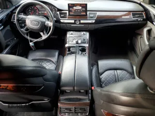 2017 Audi A8 L Sport with VIN WAU43AFD3HN016648, listed as a Copart auction lot 52583745 with 148,562 mi miles and Clean Title. Bid and sale history available at carsss.com. Image 8.