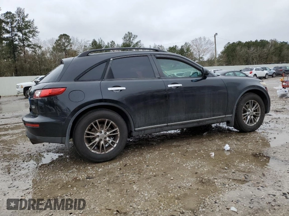 2005 Infiniti FX with VIN JNRAS08U55X109834, listed as a Copart auction lot 42297905 with 236,373 mi miles and Salvage title. Bid and sale history available at DreamBid. Image 3.