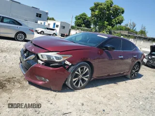 2018 Nissan Maxima SL with VIN 1N4AA6AP4JC405266, listed as a Copart auction lot 56652975 with 82,510 mi miles and Salvage title. Bid and sale history available at DreamBid. Image 1.