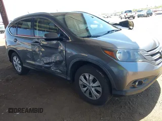 2012 Honda CR-V EX-L with VIN JHLRM3H71CC004319, listed as a IAAI auction lot 42100167 with 117,397 mi miles and . Bid and sale history available at carsss.com. Image 1.