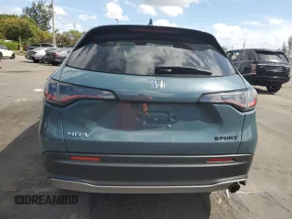 2023 Honda HR-V Sport with VIN 3CZRZ1H53PM718730, listed as a Copart auction lot 46165075 with 39,410 mi miles and Salvage Title. Bid and sale history available at carsss.com. Image 6.