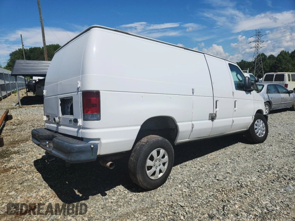 2011 Ford Econoline Cargo Commercial with VIN 1FTSE3EL8BDB11826, listed as a Copart auction lot 62511405 with Not provided miles and Salvage title. Bid and sale history available at DreamBid. Image 3.