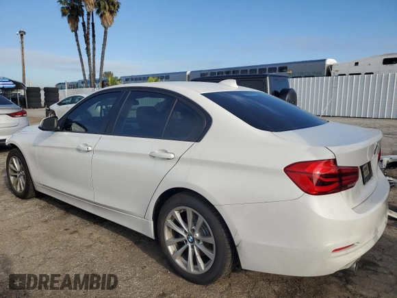 2018 BMW 3 Series 320i with VIN WBA8A9C50JAD27666, listed as a Copart auction lot 49313955 with 77,996 mi miles and Salvage Title. Bid and sale history available at carsss.com. Image 2.