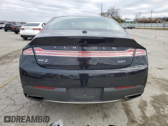 2019 Lincoln MKZ Standard with VIN 3LN6L5A96KR605022, listed as a Copart auction lot 45581595 with 717,235 mi miles and Salvage Title. Bid and sale history available at carsss.com. Image 6.