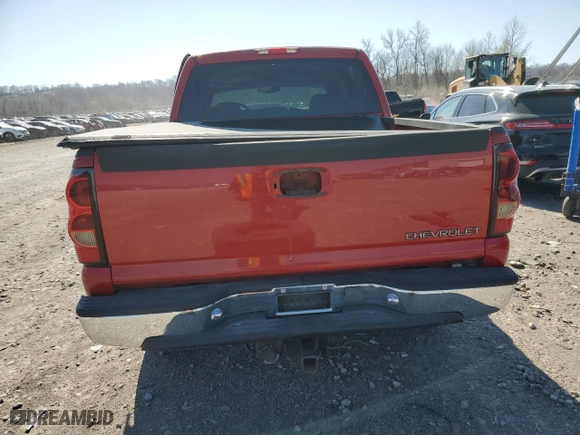 2006 Chevrolet Silverado 1500 LS with VIN 2GCEK13V561309764, listed as a Copart auction lot 50025795 with 215,769 mi miles and Salvage Title. Bid and sale history available at carsss.com. Image 6.