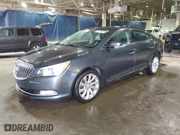 2015 Buick LaCrosse Leather with VIN 1G4GB5G3XFF120380, listed as a Copart auction lot 52153435 with 189,444 mi miles and Salvage Title. Bid and sale history available at DreamBid. Image 1.