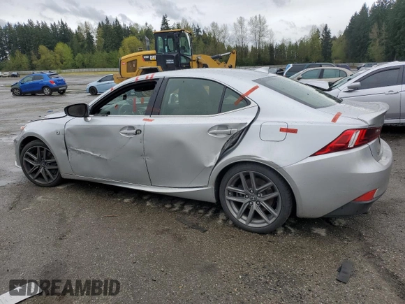 2015 Lexus IS 350 with VIN JTHCE1D26F5009134, listed as a Copart auction lot 52775215 with Not provided miles and Clean title. Bid and sale history available at DreamBid. Image 2.