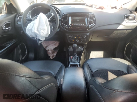 2021 Jeep Compass Altitude with VIN 3C4NJCBB5MT571365, listed as a Copart auction lot 56842455 with 82,118 mi miles and Salvage title. Bid and sale history available at DreamBid. Image 8.