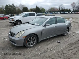 2006 Infiniti G35 with VIN JNKCV51F76M614591, listed as a Copart auction lot 51253285 with 150,169 mi miles and Salvage Title. Bid and sale history available at carsss.com. Image 1.
