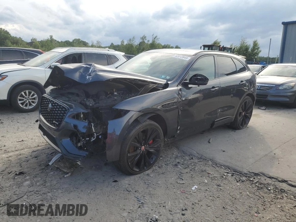 2023 Jaguar F-Pace R-Dynamic S with VIN SADCT2FU4PA714961, listed as a Copart auction lot 62012644 with 25,963 mi miles and Salvage Title. Bid and sale history available at DreamBid. Image 1.