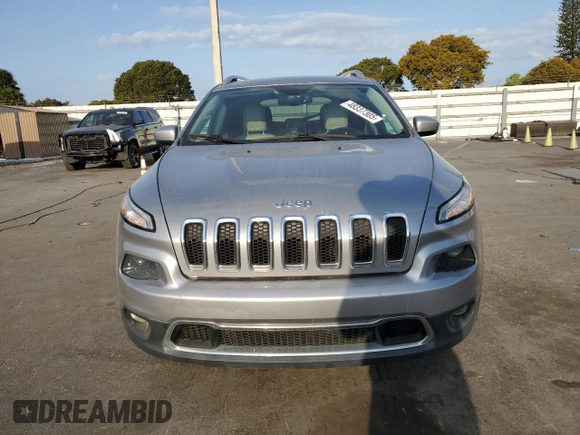 2017 Jeep Cherokee Limited with VIN 1C4PJLDB8HW526250, listed as a Copart auction lot 48337305 with 107,618 mi miles and Salvage Title. Bid and sale history available at carsss.com. Image 5.