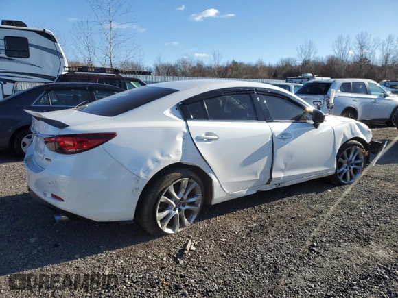 2017 Mazda Mazda6 Touring with VIN JM1GL1V55H1110029, listed as a Copart auction lot 83949004 with 81,996 mi miles and Salvage Title. Bid and sale history available at carsss.com. Image 3.
