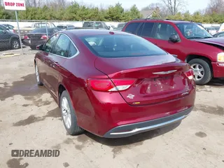 2015 Chrysler 200 C with VIN 1C3CCCCB3FN734831, listed as a IAAI auction lot 41900507 with 146,401 mi miles. Bid and sale history available at carsss.com. Image 3.